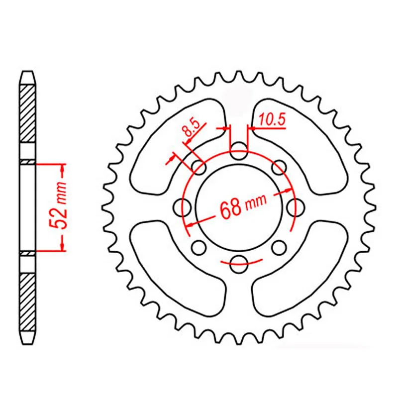 bicycle pump kit-MTX 801 Steel Rear Sprocket #420 (28T) (11-463-28)