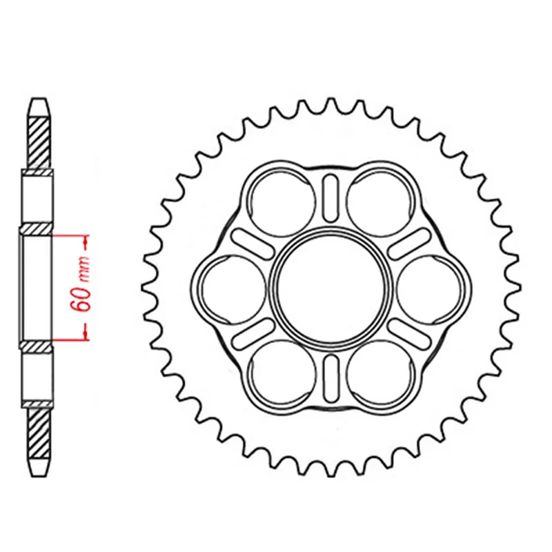 bicycle safety kit-MTX 50801 Steel Rear Sprocket #525 (38T) (11-50801-38)