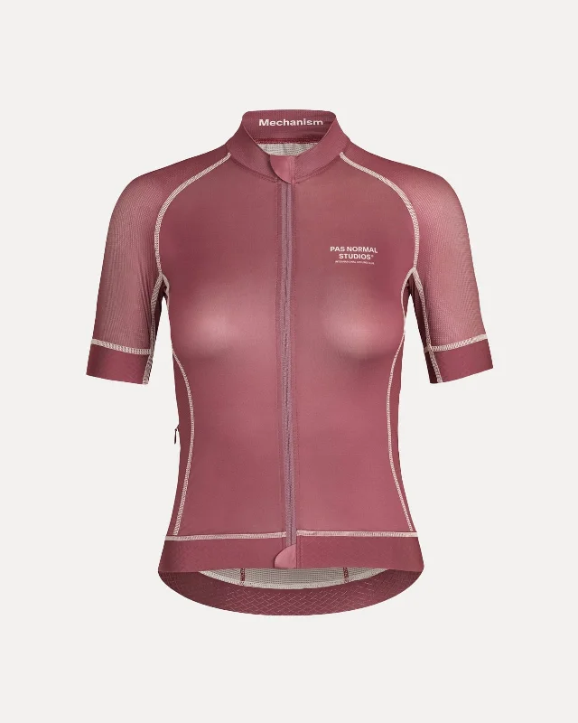 bicycle gear spacer-Women's Mechanism Jersey - Dusty Mauve