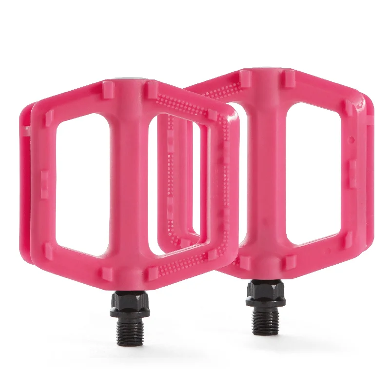 bicycle cleat kit-9/16" Youth Bicycle Pedals - Bright Pink