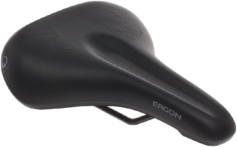 bicycle brake kit-Ergon ST Gel Saddle - Chromoly Black Womens Small/Medium