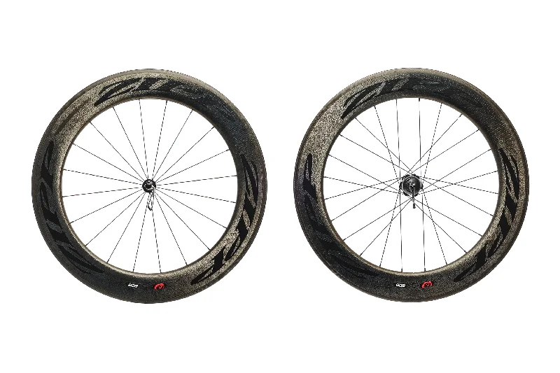 bicycle touring kit-Zipp 808 Firecrest PowerTap Carbon Clincher 700c Wheelset