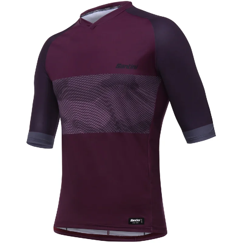 bicycle brake barrel-Maglia Santini Bosco - Bordeaux