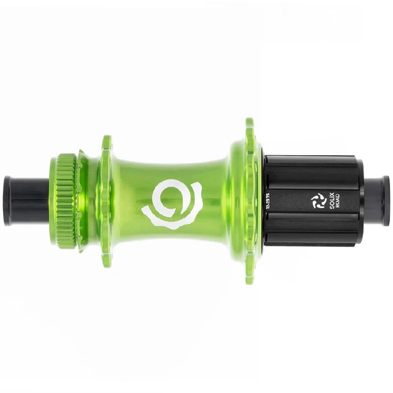 bicycle tool wallet-Industry Nine Solix G Classic Rear HG11 Disc Hub Rear 28H 12mm TA 142mm Shimano HG 11 Lime