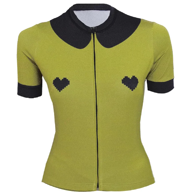 bicycle seatpost kit-Maglia donna Lago Olivia - Verde