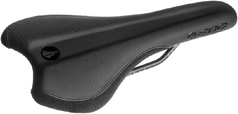 bicycle tire groove-SDG Radar Mtn Saddle Ti-Alloy Rails - Black