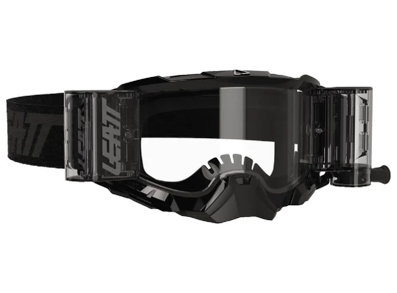 bicycle gear stack-Leatt Velocity 5.5 Roll-Off Goggle - Black - 2020