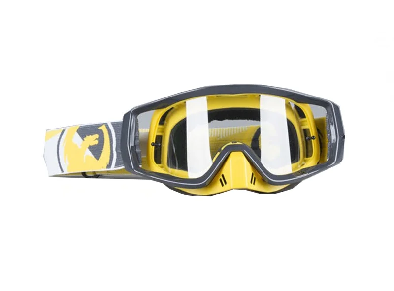 bicycle rotor ring-Dragon Alliance Vendetta Snow Goggle - Angle Yellow-Black