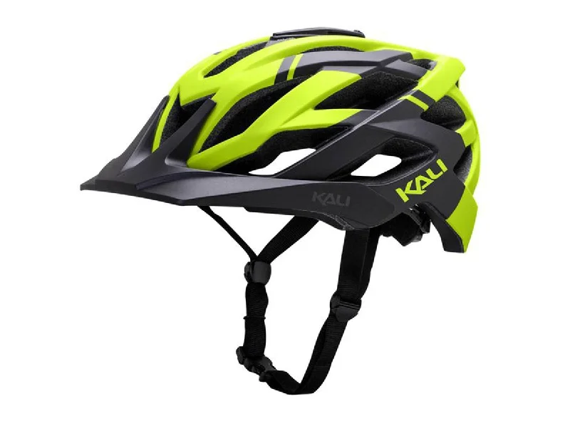 bicycle mountain kit-Kali Lunati Shade MTB Helmet - Matt Black-Fluo Yellow