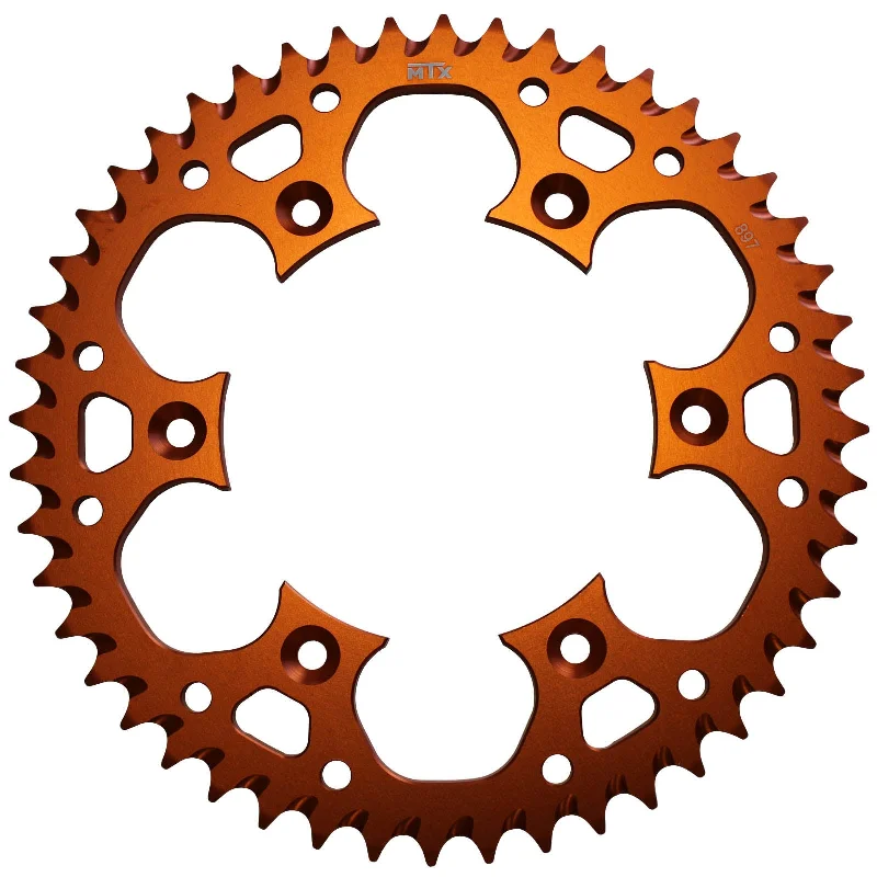 bicycle jersey kit-MTX 897 Zero Aluminium Rear Sprocket #520 - Orange (45T) (11A-KM1-45ORG)