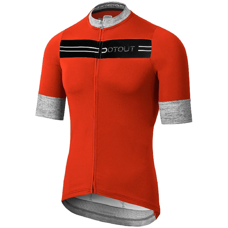 bicycle road kit-Maglia Dotout Stripe - Rosso