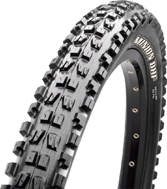 bicycle pad edge-Maxxis Minion DHF Tire - 27.5 x 2.8 Tubeless Folding Black 3C Maxx Terra EXO