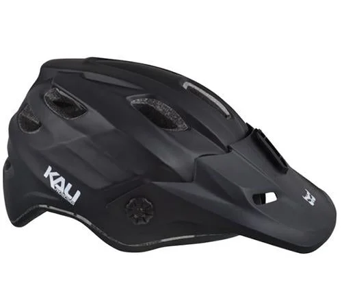 bicycle hub flange-Kali Maya Enduro MTB Helmet - Black