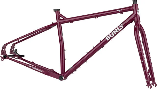 bicycle chain joint-Ogre Frameset - Fermented Plum