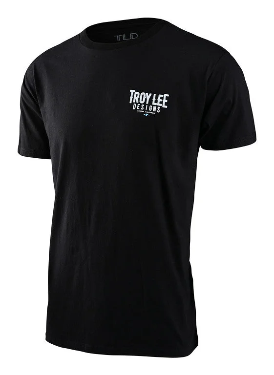 bicycle rust cleaner-Troy Lee Designs Carb Short Sleeve Tee - Black