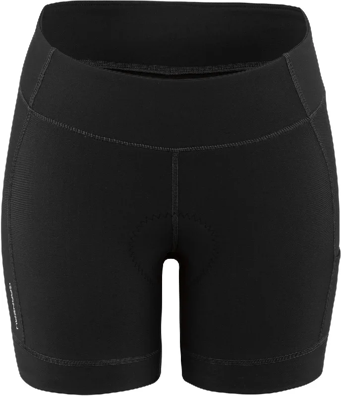 bicycle paint kit-Louis Garneau Fit Sensor 2 5.5 Cycling Short - Womens - Black - 2022