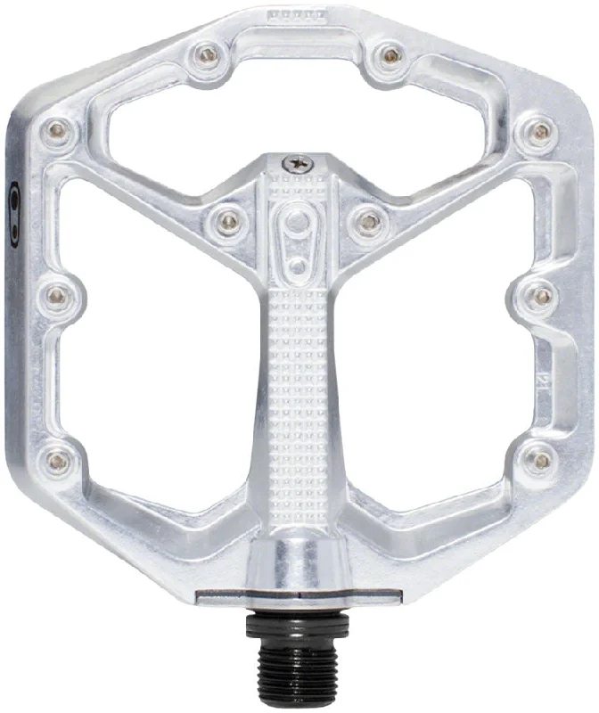 bicycle vintage kit-Crankbrothers Stamp 7 Pedals - Platform Aluminum 9/16" High Polish Silver Small