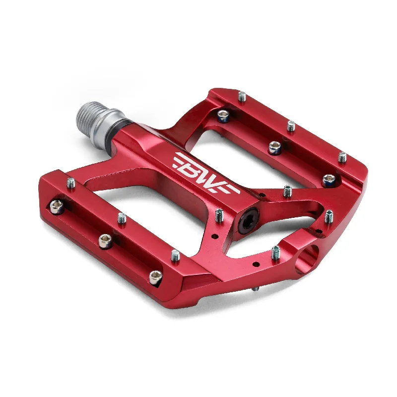 bicycle handlebar curve-Chainline Pedals - Red