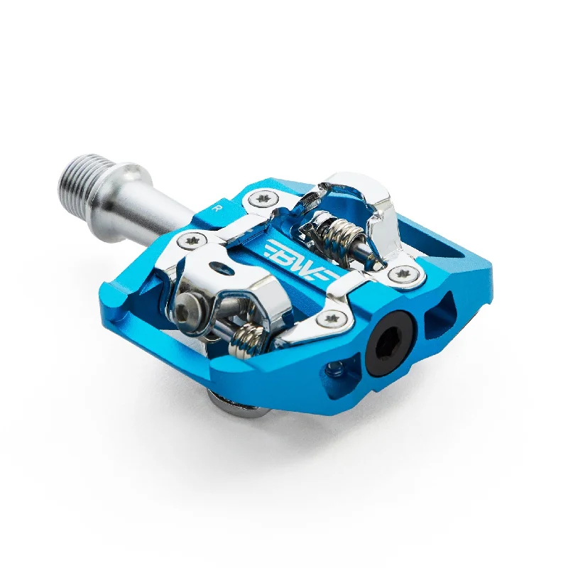 bicycle chain pitch-Rock Garden Flat Pedal - Blue