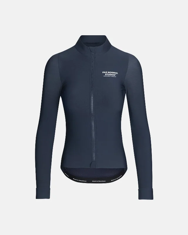 bicycle paint base-Women's Mechanism Long Sleeve Jersey - Navy