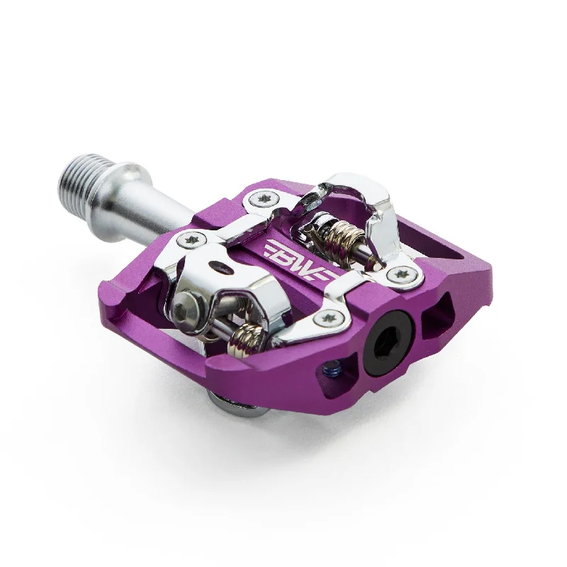 bicycle cleat lock-Rock Garden Flat Pedal - Purple