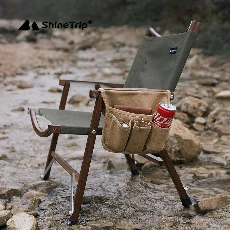 bicycle saddle kit-Shinetrip Outdoor Camping Folding Chair Armrest Hanging Bag Portable Folding Chair Side Multifunctional Tools Storage Bag ﻿