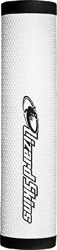 bicycle frame tube-Lizard Skins DSP 30.3mm Grips 130mm White Pair