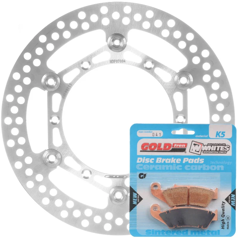 bicycle battery kit-BRAKE DISC & PAD FRONT KIT - YAM YZ250 01-07