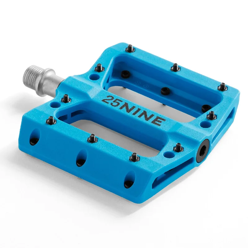 bicycle chain joint-Bushido Platform Pedals- Blue