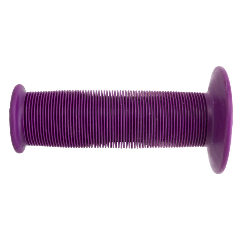 bicycle shorts kit-Odi Mushroom Single Ply Grips Purple 120mm w/ Flange