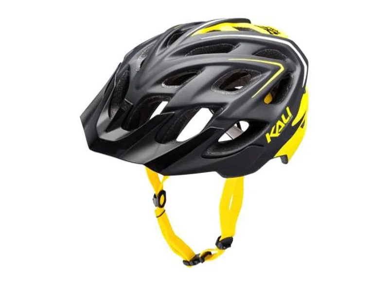 bicycle endurance kit-Kali Chakra Plus Sonic MTB Helmet - Matt Black-Yellow