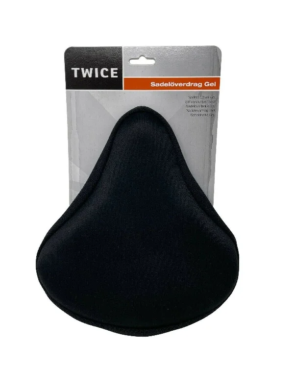 bicycle tire groove-Twice Ultra Soft Extra Wide 25 x 26cm Bicycle Gel Saddle / Seat Cover