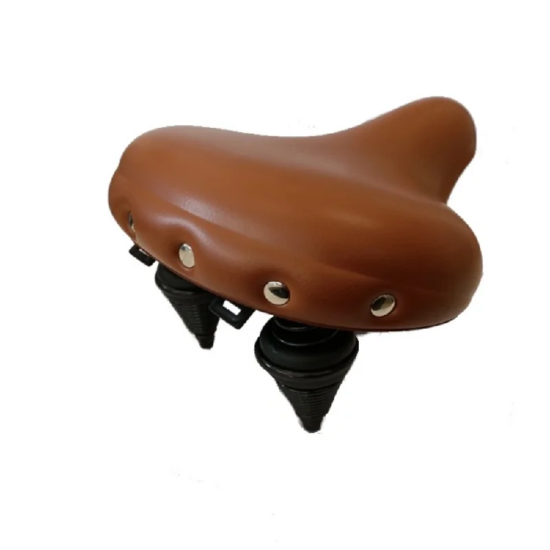 bicycle tool tray-Selle Comfort Saddle – Retro XL Brown