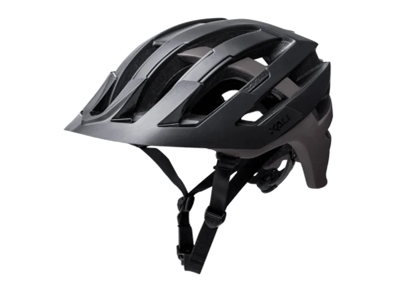 bicycle tool kit-Kali Interceptor Dual MTB Helmet - Matt Black-Titanium