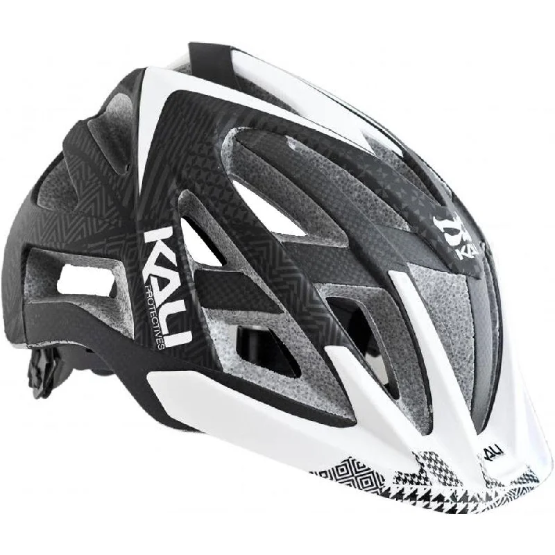 bicycle stationary kit-Kali Avita Composite MTB Helmet - Pattern - Black