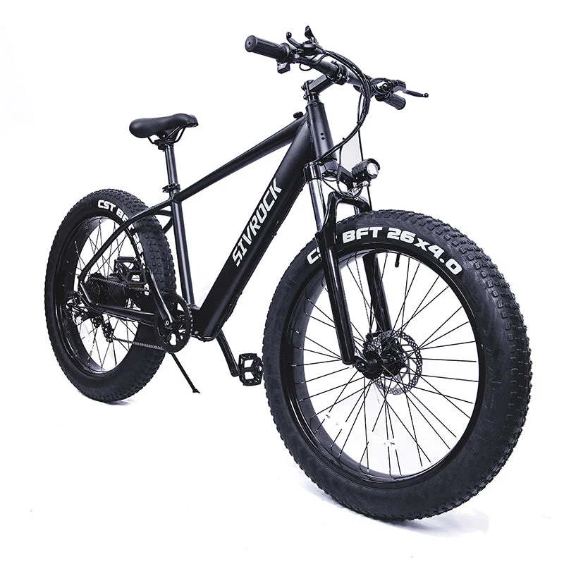 bicycle fork crown-Sivrock Ebike Electric Bike 26'' Fat Tire 1000W Motor 48V 15Ah Large Battery Mountain E-Bike Shimano 7-Speed Bicycle