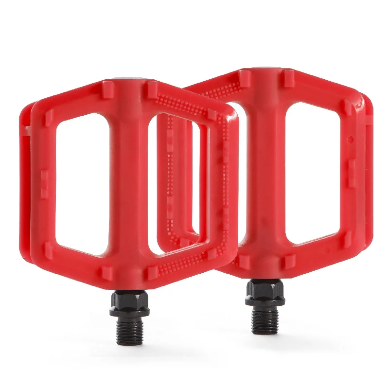 bicycle paint kit-9/16" Youth Bicycle Pedals - Red