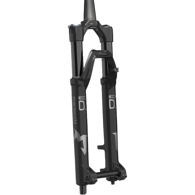 bicycle cleat kit-Marzocchi Bomber DJ Suspension Fork - 26" 100 mm 20 x 110 mm 37 mm Offset Shiny BLK Grip Sweep-Adj