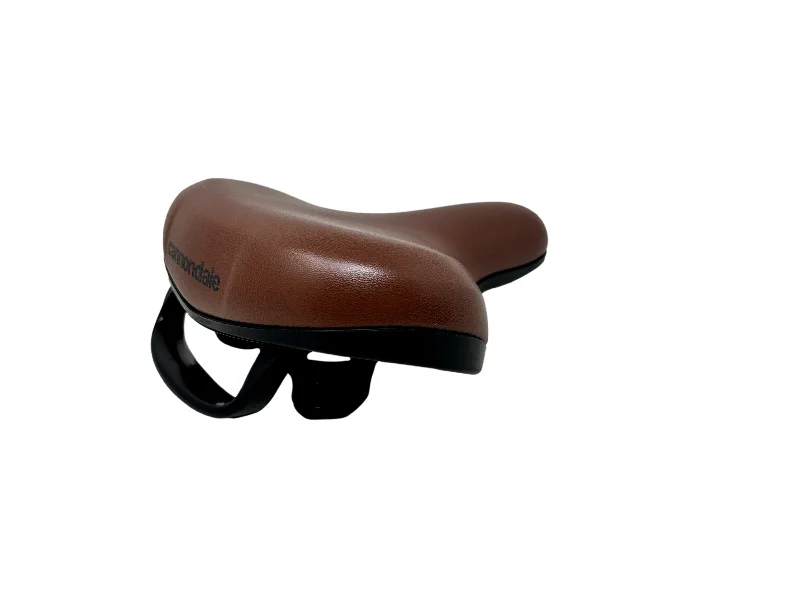 bicycle pump body-Cannondale Ultra Comfort City Bike Saddle Brown Including Seat Clamp