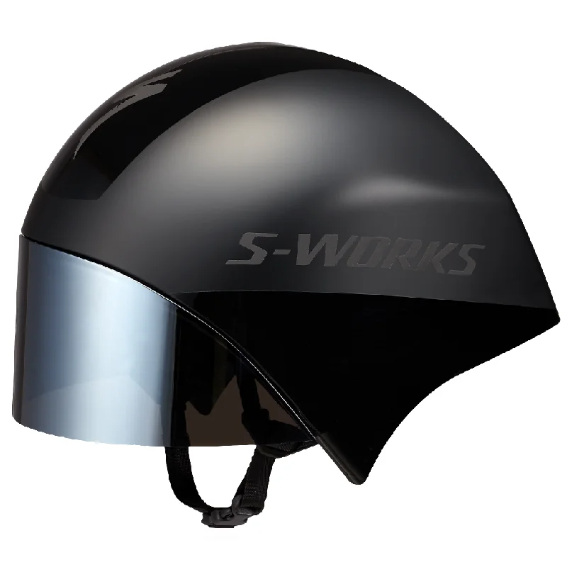 bicycle shifter ergonomics-Casco Specialized S-Works TT 5 - Nero