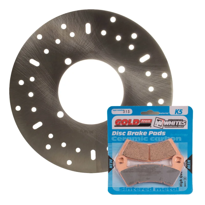 bicycle endurance kit-BRAKE DISC & PAD FRONT KIT - POL ACE 570 HD 16-18