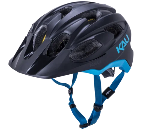 bicycle rust inhibitor-Kali Pace MTB Helmet - Solid Matt Black-Blue