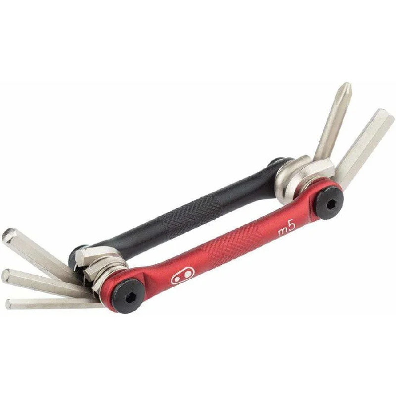 bicycle shifter ergonomics-Crankbrothers Multi 5 Tool - Black/Red