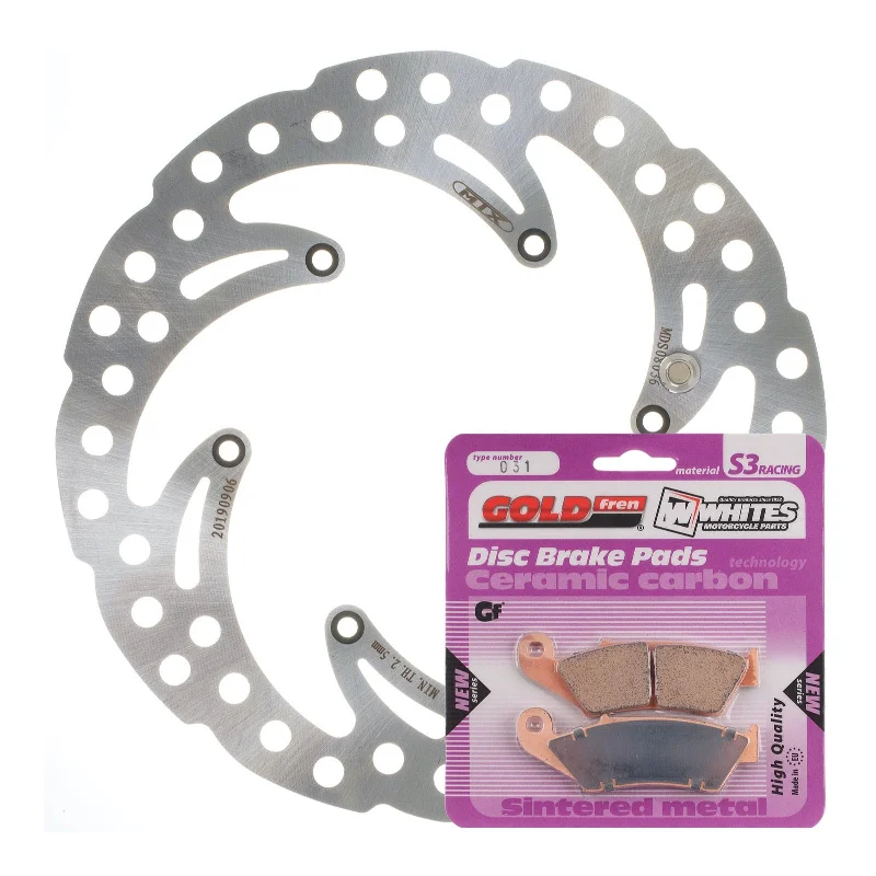 bicycle traffic kit-BRAKE DISC & PAD FRONT KIT - KTM 450 EXC 03-06 - WAVE