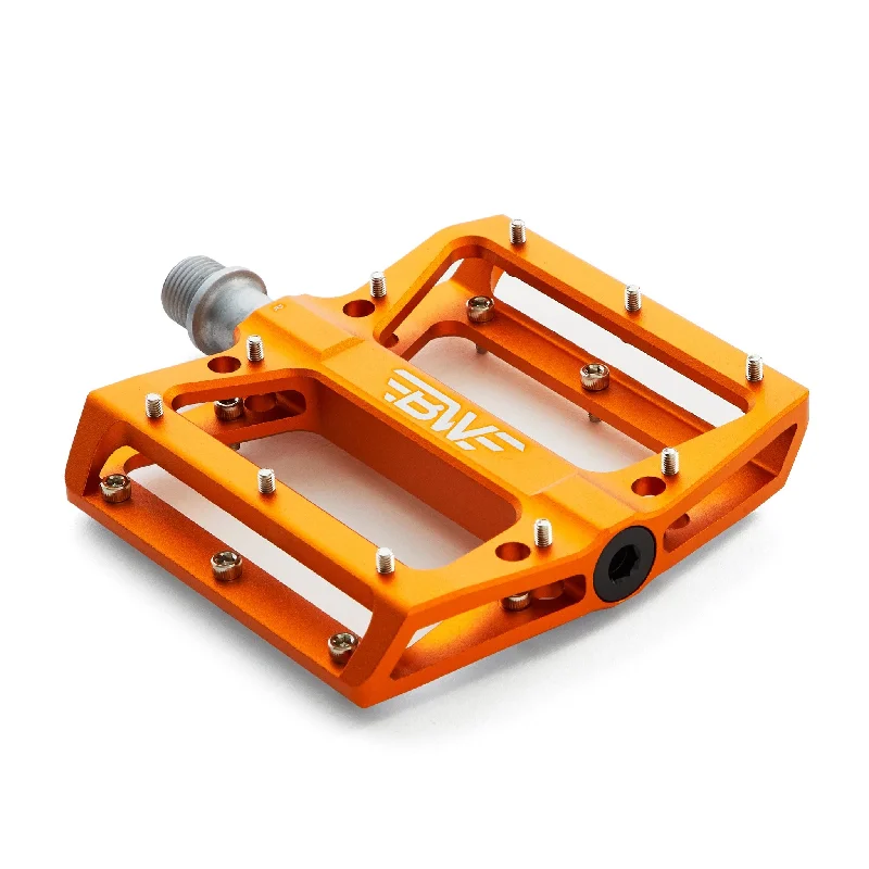 bicycle stem neck-Berm Platform Pedals - Orange