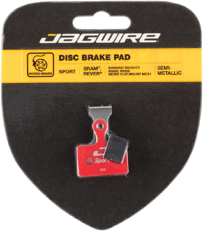 bicycle theft kit-Jagwire Sport Semi-Metallic Disc Brake Pads - For Shimano Dura-Ace 9170 Ultegra R8070 105 R7070 GRX RX810 Box/25 Pairs