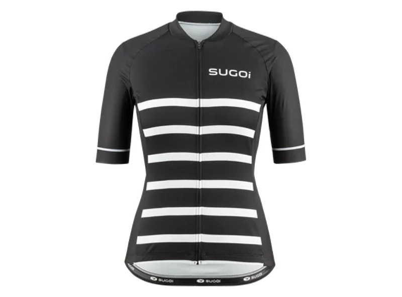 bicycle community kit-Sugoi Essence Print Short Sleeve Jersey - Womens - Nautical Black