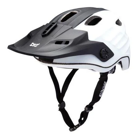 bicycle shifter ergonomics-Kali Maya Enduro MTB Helmet - White-Black