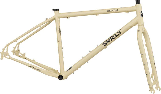 bicycle shoe arch-Bridge Club Frameset - Whipped Butter