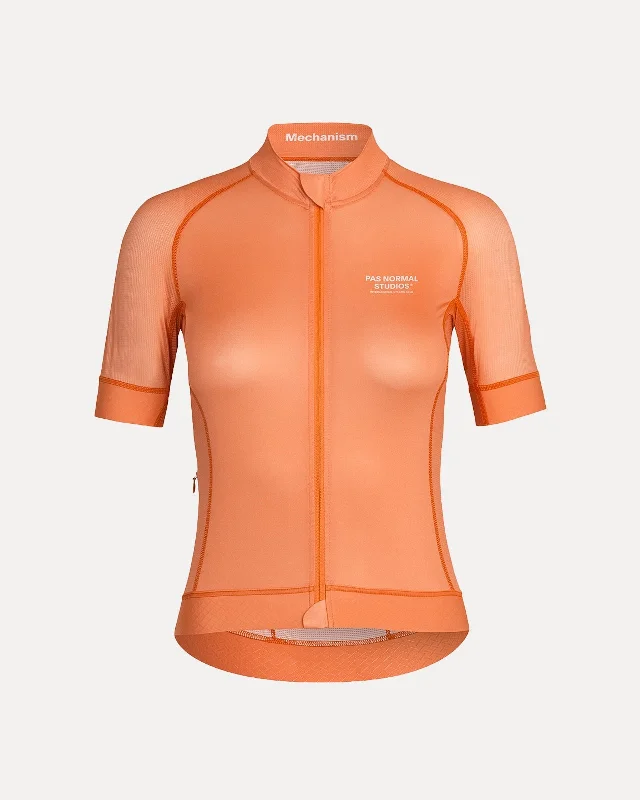 bicycle sidewall height-Women's Mechanism Jersey - Coral